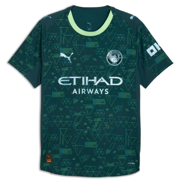 2025-26 Manchester City Fourth Soccer Jersey Shirt Player Version